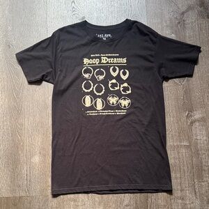 Hoop Dreams Black Graphic Tee